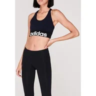 Biustonosze - Adidas Logo, stanik sportowy, granatowy, Rozmiar S - miniaturka - grafika 1