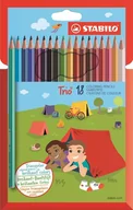 Przybory szkolne - Stabilo Schwan Kredki Trio 18 kolorów AA937SS - miniaturka - grafika 1