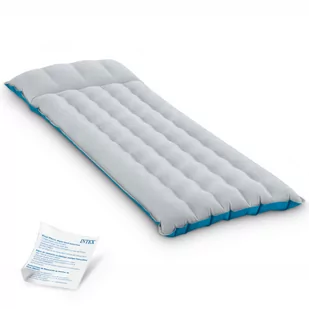 Intex Materac dmuchany do spania szary 17x67x184 cm - Materace turystyczne - miniaturka - grafika 1