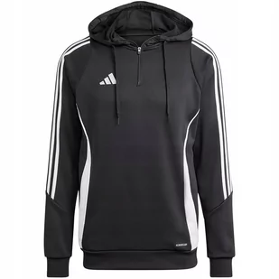 Bluza męska adidas Tiro 24 Training Hooded czarna IJ9957 L - Bluzy męskie - miniaturka - grafika 1