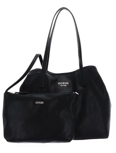 GUESS Vikky II Tote, Torba Damska, Unikalna, Czarny, Taglia unica