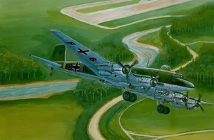 Trumpeter Niemiecki samolot wielozadaniowy Focke-Wulf FW-200C-4 Condor - 1:72 01638 - Modele do sklejania - miniaturka - grafika 1