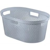 Kosze na bieliznę - Curver Kosz na pranie do magla INFINITY 39l szary 04755 - miniaturka - grafika 1