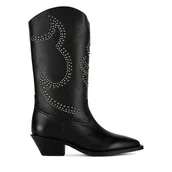 Botki damskie - Kowbojki Badura ASPENDOS-796-24 Czarny - miniaturka - grafika 1