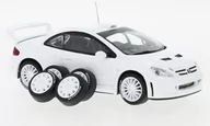 Samochody i pojazdy dla dzieci - Ixo Models Peugeot 307 Wrc White 2 Set Of Wheels  1:43 Mdcs03 - miniaturka - grafika 1