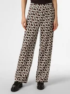 Spodnie damskie - JOOP! Spodnie Kobiety brązowy|czarny|biały wzorzysty, 40 - miniaturka - grafika 1