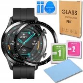 Akcesoria do smartwatchy - Szkło Hybrydowe Do Huawei Watch Gt 2 46Mm Mocne Zestaw + Ściereczka - miniaturka - grafika 1