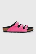 Buty dla dziewczynek - Birkenstock klapki dziecięce Florida kolor fioletowy - miniaturka - grafika 1