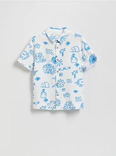 Reserved - Koszula regular fit - złamana biel - Bluzki dla chłopców - miniaturka - grafika 1