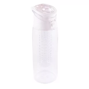 Bidon Frutello 700 ml, biały/transparentny - Shakery i bidony sportowe - miniaturka - grafika 1