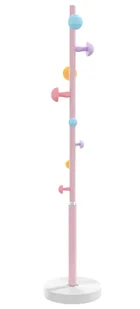 Różowy oryginalny stojący wieszak na ubrania C1-G67 - Wieszaki i stojaki - miniaturka - grafika 1