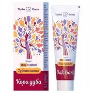 Pasty do zębów - Pasta do zębów bez fluoru Kora Dębu Prebiotyk Herba Denta 100g - miniaturka - grafika 1
