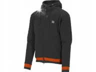 Bluzy męskie - BLUZA Z KAPTUREM ROTTWEILER CZARNO-CZERWONA Z ZAMKIEM ROZMIAR S BAWEŁNA - miniaturka - grafika 1