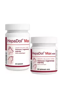 DOLFOS Hepadol Max Mini 60tabl. - Suplementy i witaminy dla psów - miniaturka - grafika 1