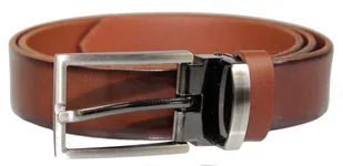 Pasek Skórzany ARUCCE (PL) Skóra Licowa EXTRA 30 mm BRĄZOWY Gładki Klamra Nowoczesna - Paski - miniaturka - grafika 3