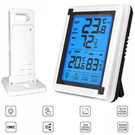 Stacje pogodowe - Termometr Cyfrowy Stacja Pogodowa Higrometr Czujnik - miniaturka - grafika 1