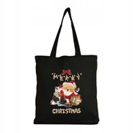 Torby i wózki na zakupy - Torba BAWEŁNIANA Z NADRUKIEM EKO Shopperbag Świąteczna Boże Narodzenie #13 - miniaturka - grafika 1