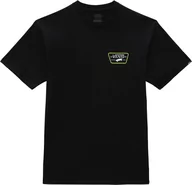 Koszulki męskie - t-shirt męski VANS FULL PATCH BACK TEE Black/Lime Green - miniaturka - grafika 1