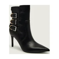 Botki damskie - Guess Botki na szpilce RICALY z dodatkiem skóry - miniaturka - grafika 1