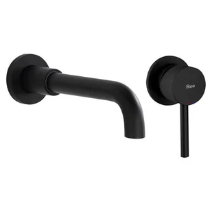 Rea Bateria podtynkowa Rea Lungo LONG Black Matt czarna matowa + BOX - Baterie podtynkowe - miniaturka - grafika 1