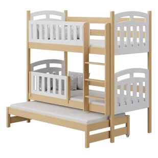 Łóżko piętrowe ZUZIA z wysuwem 190x80/180x80 - Łóżka dla dzieci i młodzieży - miniaturka - grafika 1