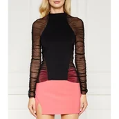 Bluzki damskie - Patrizia Pepe Bluzka | Slim Fit - miniaturka - grafika 1