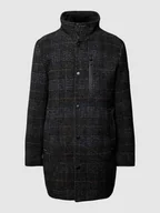 Płaszcze męskie - Krótki płaszcz ze wzorem w kratę glencheck - miniaturka - grafika 1