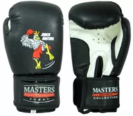 Rękawice bokserskie - Masters Fight Equipment, Rękawice bokserskie, Junior Collection RPU-MJC, czarny, rozmiar 10 - miniaturka - grafika 1