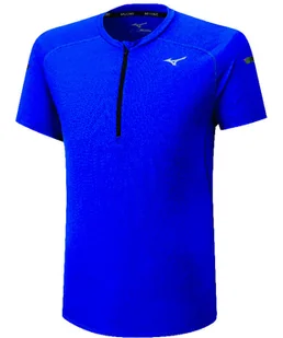 Koszulka męska Mizuno  Solarcut ER Trail HZ Tee blue S - Koszulki męskie - miniaturka - grafika 1