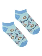 Skarpetki męskie - Gołębie i obwarzanki skarpetki stopki Kabak - miniaturka - grafika 1