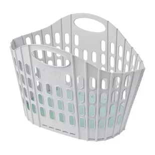 Szaro-zielony składany kosz na pranie Addis Flat Folding Laundry Basket - Kosze na bieliznę - miniaturka - grafika 1