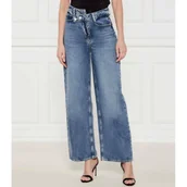 Spodnie damskie - GUESS Jeansy GINA | flare fit - miniaturka - grafika 1