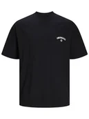 Koszulki męskie - Jack & Jones Koszulka w kolorze czarnym - miniaturka - grafika 1