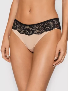 Majtki damskie - Emporio Armani Underwear Figi brazylijskie 162948 1A201 03914 Beżowy - grafika 1