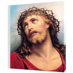 Obraz religijny na płótnie Jezus Chrystus Umęczony - Ikony i obrazy sakralne - miniaturka - grafika 1