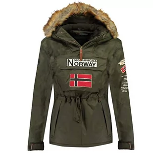 Geographical Norway Parka męska Boomerang Khaki, Caqui, XXL - Kurtki męskie - miniaturka - grafika 1