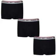 Majtki męskie - Reebok Reebok Bokserki męskie Ovett, Czarny, S U5_C8266_RBK_3PKA_S - miniaturka - grafika 1