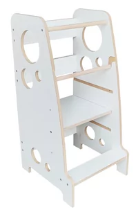 KITCHEN HELPER, Pomocnik Kuchenny MDF biały BKM - Krzesełka do karmienia - miniaturka - grafika 1