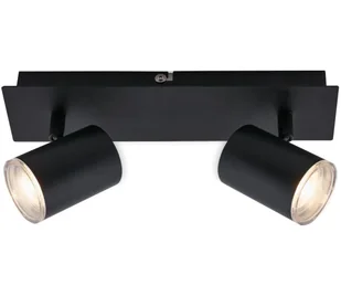 Briloner 10476221 - Łazienkowe oświetlenie punktowe 2xGU10/5W/230V IP44 czarne - Lampy sufitowe - miniaturka - grafika 1