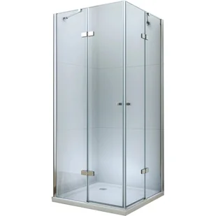 Mexen Roma Duo kabina prysznicowa uchylna 100x90 cm, transparent, chrom - 854-100-090-02-00 - Kabiny prysznicowe - miniaturka - grafika 1