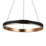 Lampy sufitowe - Okrągła lampa zwieszana RIO AZ5777 Azzardo LED 43W 3000K czarny złoty - miniaturka - grafika 1