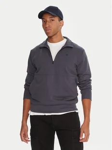 G-Star Raw Bluza Nifous Half Zip D26305-D566 Granatowy Regular Fit - Bluzy męskie - miniaturka - grafika 1