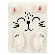Notesy i bloczki - notes pluszowy white cat - miniaturka - grafika 1