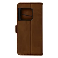 Etui i futerały do telefonów - Etui Folio do OnePlus 10 Pro 5G Faux Leather Stiff Back BigBen brązowe - miniaturka - grafika 1