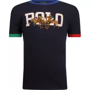 Koszulki dla chłopców - POLO RALPH LAUREN T-shirt RINGR MOD #1 KNIT | Regular Fit - miniaturka - grafika 1