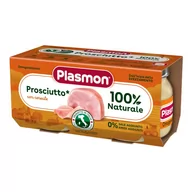 Dania dla dzieci - Plasmon PLASMON Szynka wieprzowa 2x80 g - miniaturka - grafika 1