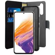 Etui i futerały do telefonów - Etui PURO Wallet Detachable 2w1 do Samsung Galaxy A54 5G Czarny - miniaturka - grafika 1