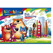 Podobrazia, bloki, papiery - Bambino - Blok techniczny BAMBINO A4, 10 kartek - miniaturka - grafika 1