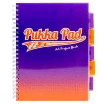 Pukka Pad Project Book Fusion A4 200 w kratkę niebieski 8411 - Zeszyty szkolne - miniaturka - grafika 2