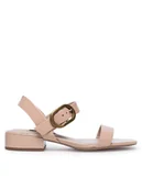 Sandały damskie - Gino Rossi Sandały TERANOVA-113494 Beżowy - miniaturka - grafika 1